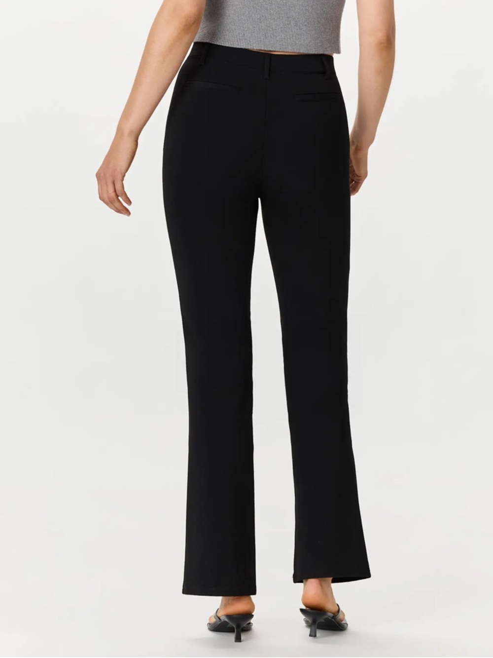 Quince Ultra-Stretch Ponte Bootcut Pant - Picture 5 of 7